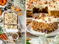 Saftiger karotten kuchen mit Frischkäse-Frosting, Nüssen und Orangenschale. Ein Genuss für jeden Anlass!