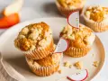 Saftige apfelmuffins mit knusprigem Streusel, dekoriert mit süßen Apfel-Ansteckern. Ein Genuss für jeden Tag!